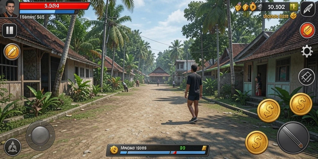 Tampilan antarmuka yang sederhana dan menarik.
