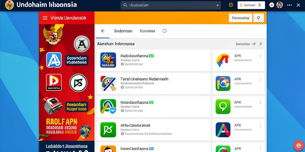 Tampilan antarmuka yang sederhana dan menarik.