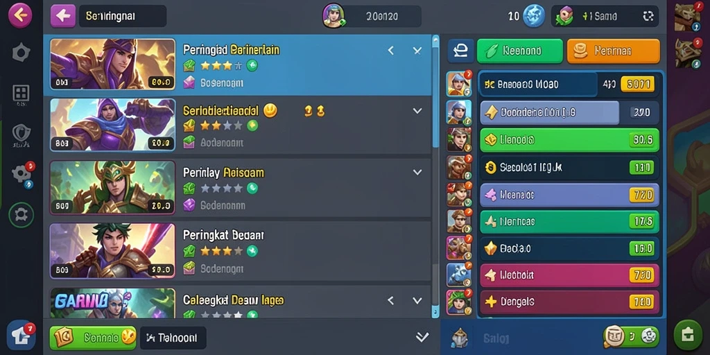 Tampilan awal yang menarik dan ceria.