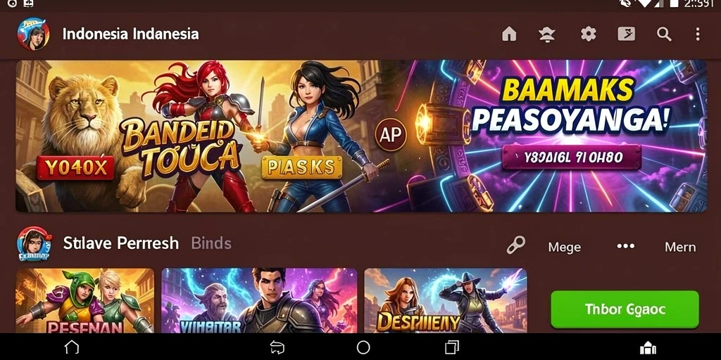 Tampilan antarmuka LTDTOTO yang menarik dan intuitif.