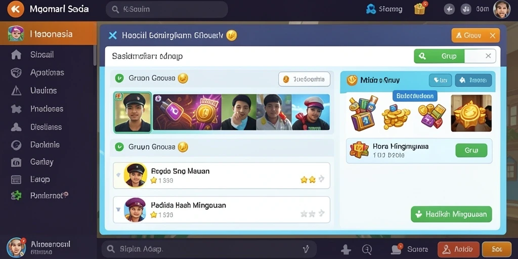 Tampilan antarmuka yang modern dan menarik.
