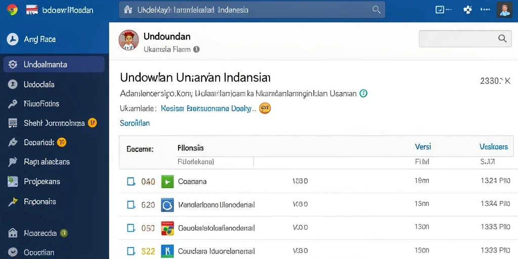 Tampilan menu utama yang menarik dan intuitif.